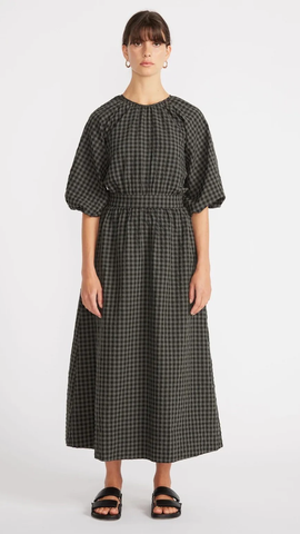STAPLE THE LABEL "Cleo back" midi gingham dress! 12