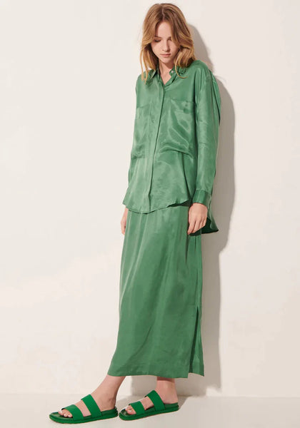 POL (BN) "Sicily" cupro green shirt! 8-10