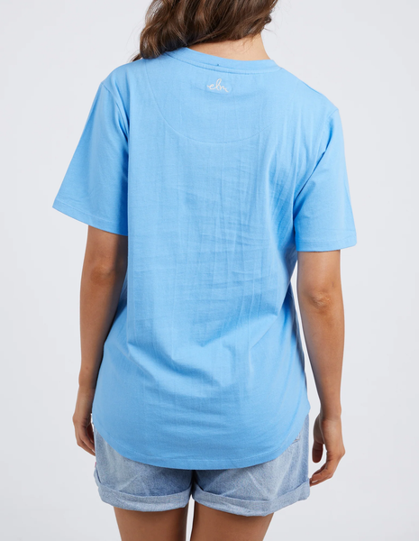 ELM "Daisy Spot" Azure blue tee 8-10