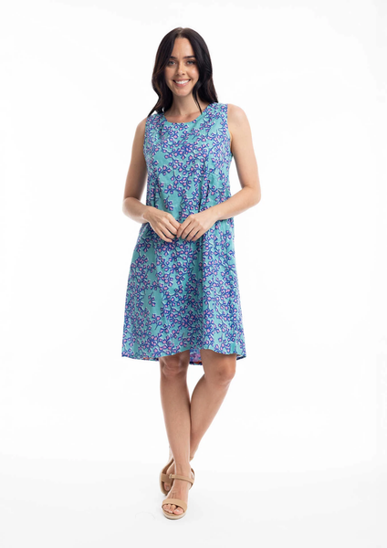 ORIENTIQUE "Radhangar print" reversible cotton dress! 14