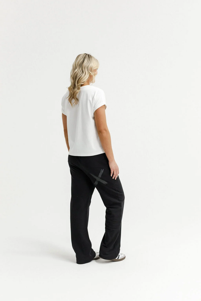 HOME-LEE "Avenue" cross print pants! 10-12
