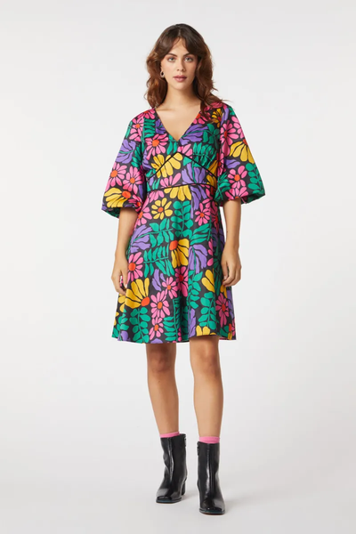 GORMAN "Rambling Smock" organic cotton dress! 10