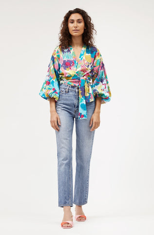 DOMINIQUE HEALY (AU) Isabel wrap top - Miami! 14