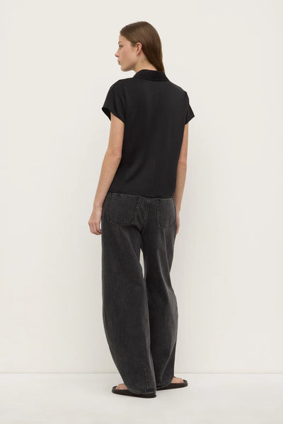 ASSEMBLY LABEL - Karri brushed silk S/S shirt! 14