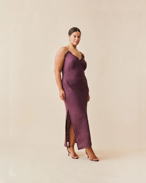 LIAM (LN) Delilah linen bias cut slip dress! 12