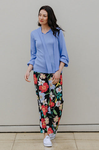 LOVE & GLORY (NZ) The perfect linen pant - Black floral! 10