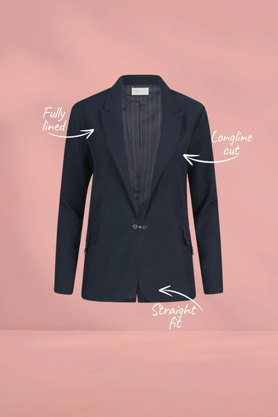 MADLY SWEETLY (LN) Navy secret blazer! 16