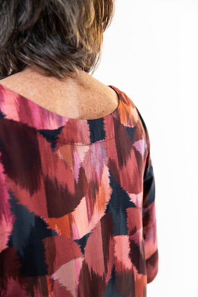 EVAS SUNDAY (BN) "Ottie" dress - Ikat tulip print! 12