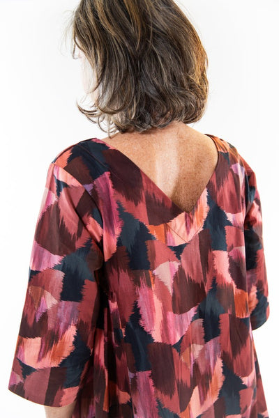 EVAS SUNDAY (BN) "Ottie" dress - Ikat tulip print! 12