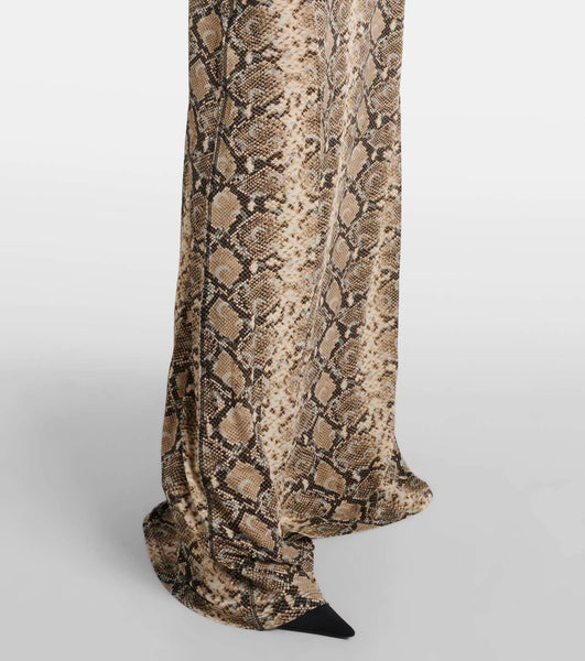 MARINE SERRE - All over moon snake print maxi dress! 8-10