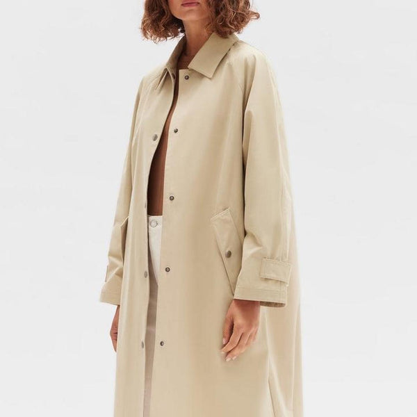 ASSEMBLY LABEL (LN) Frances waxed cotton car coat! 8-12
