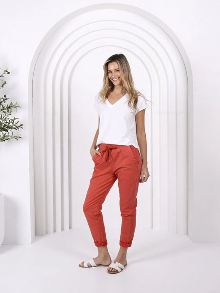MONACO JEANS (LN) "Riley" joggers - Rust! 14