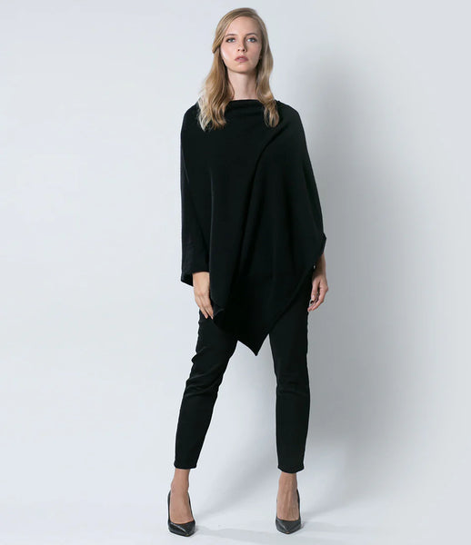 ANNA KRISTINE (LN) Cashmere knit poncho! 8-16