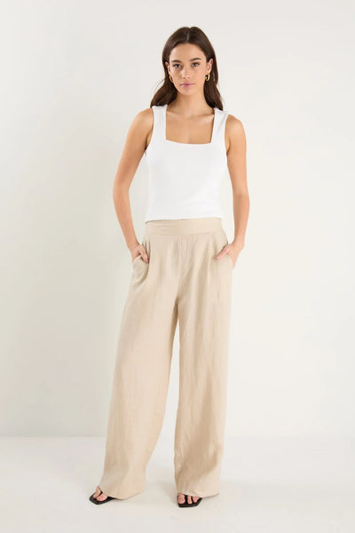 AMONG THE BRAVE "Guardian" wide leg linen pant! 16