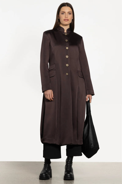 ATELIER By Repertoire (NZ) "Amelia" matte satin coat! 8-10