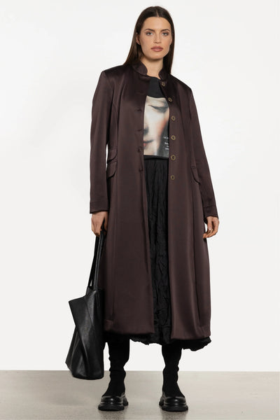 ATELIER By Repertoire (NZ) "Amelia" matte satin coat! 8-10