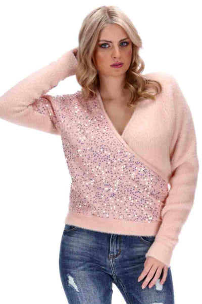 AUGUSTINE (BN) "Tori" sequin knit jumper! 14