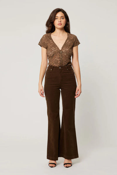 ROLLA'S "Eastcoast flare" cord pant - Nutmeg! 16