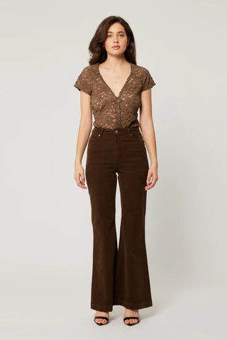 ROLLA'S "Eastcoast flare" cord pant - Nutmeg! 16