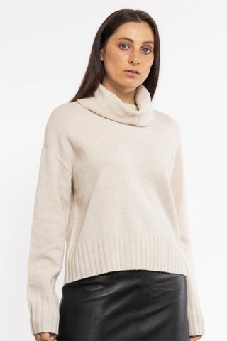 REPERTOIRE - Lambswool blend turtle-neck jumper! 10-14