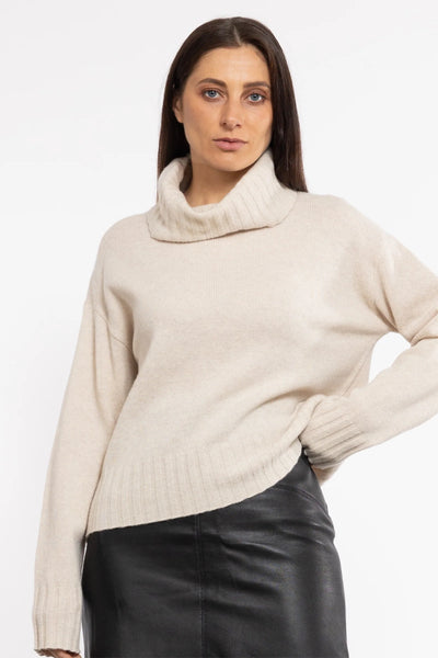 REPERTOIRE - Lambswool blend turtle-neck jumper! 10-14