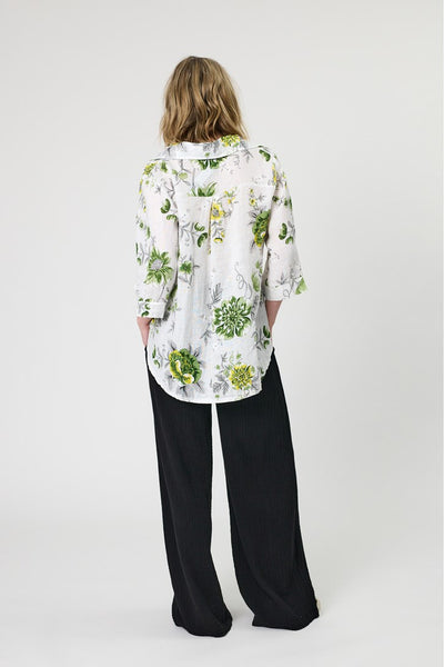 SIMPLY LINEN (BN) "Donna" floral linen shirt! 14