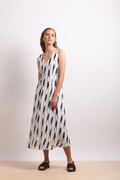 NERIS (LN) Soft focus ramie midi dress! 14