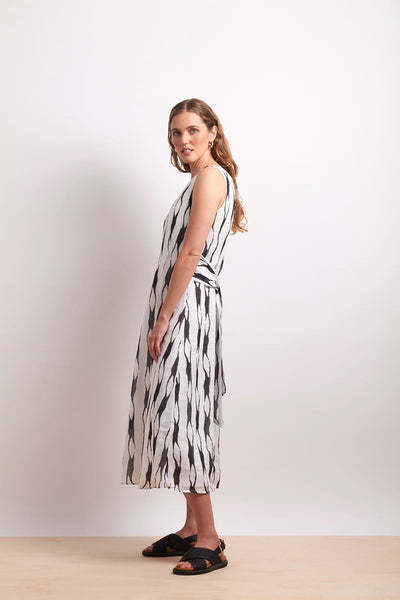 NERIS (LN) Soft focus ramie midi dress! 14