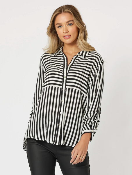 THREADZ (LN) Tina stripe shirt! 12