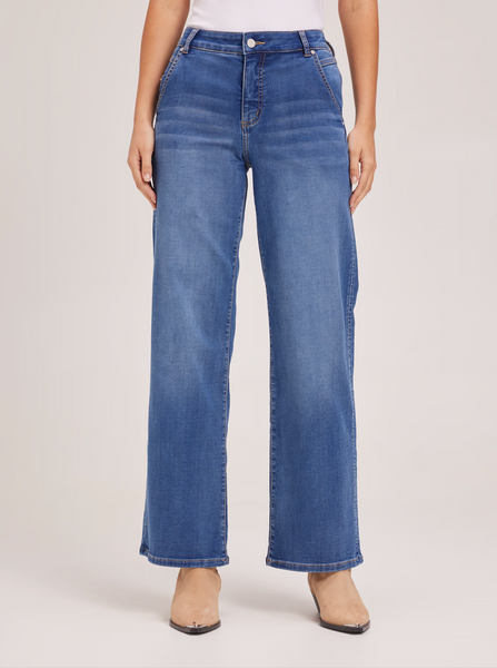 JUST JEANS - Amaze knit wide leg high rise jean! 11