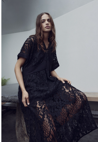 MOOCHI "Bevel lace" midi dress! 14