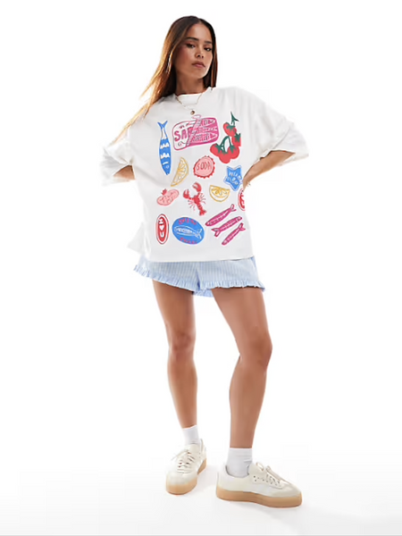 ASOS (LN) Foodie print tee! 8-12