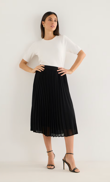 OLIVER BLACK (BN) "Sunray" pleat skirt! 12