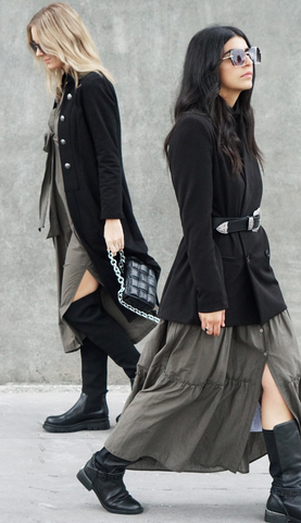 REPERTOIRE (NZ) "Ravi" Tiered cotton maxi shirt dress! 12