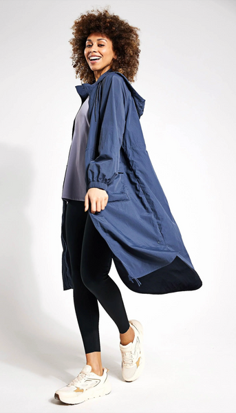 GOODMOVE - Packable hooded longline parka! 12