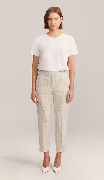 SABA (LN) Alena check slim leg pant! 8