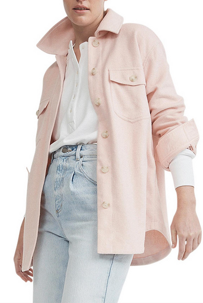 WITCHERY - Soft wool blend shacket! 10-12