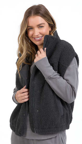 FOXWOOD - Cliff hanger boucle vest! 8-10