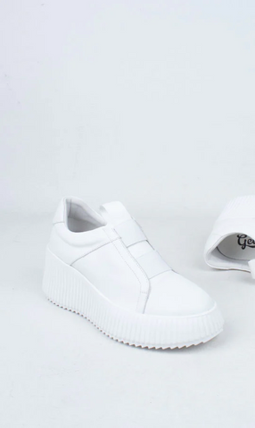 GELATO (LN) "Ferry" leather platform sneakers! 40