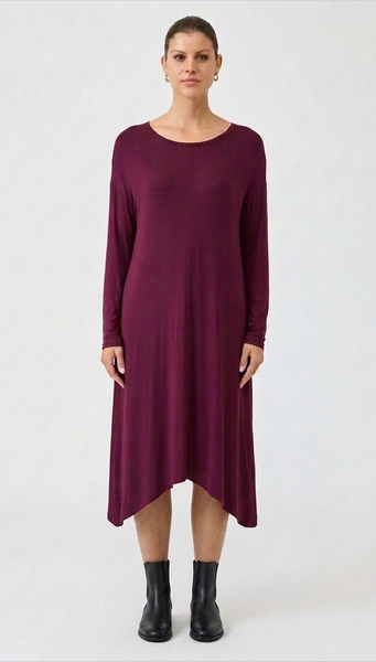EB & IVE - Studio jersey maxi dress - Mulberry! 10-20