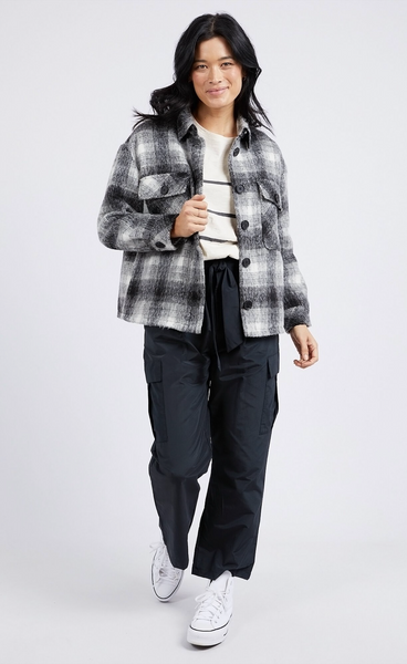 ELM (LN) Adventure check shacket! 10-12