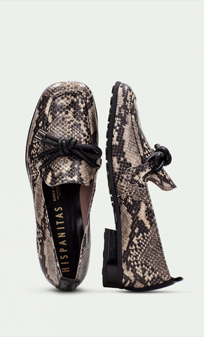 HISPANITAS (LN) ES - Genova leather loafer - Anaconda! 40