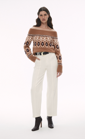 WITCHERY (LN) Wool + cashmere Fair isle knit! 14