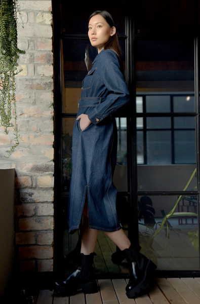 COOPER By Trelise (LN) "Dressing around" denim dress! 14