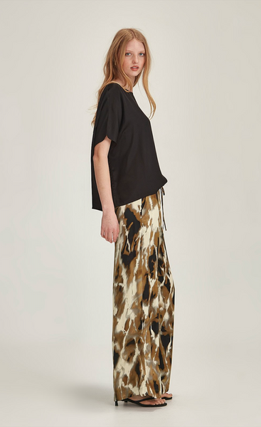 CAROLINE SILLS (BN) NZ "Caria" Amore print wide leg pant! 12