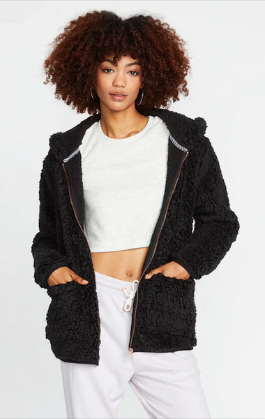 VOLCOM - Sherpa fleece hooded jacket! 14