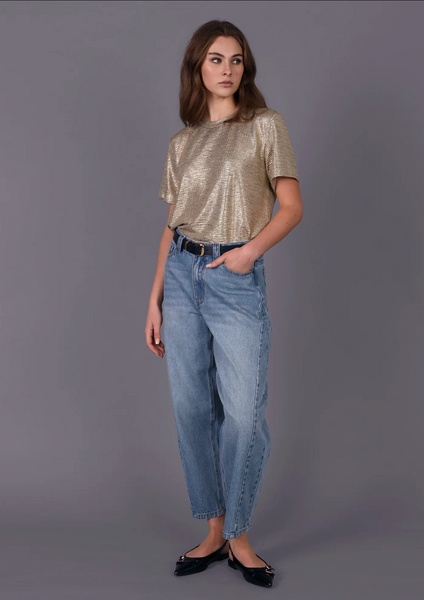 STORM (LN) Blue metallic icon tee! 16