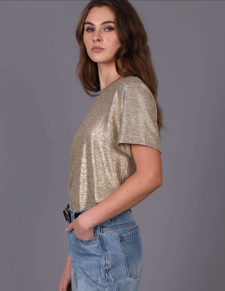 STORM (LN) Blue metallic icon tee! 16
