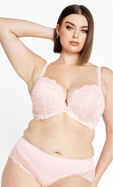 CITY CHIC (BN) Adore luxe lace push up bra! 14DD