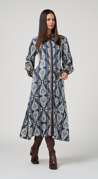 LOOBIE'S STORY (LN) Opaline midi shirt dress! 16